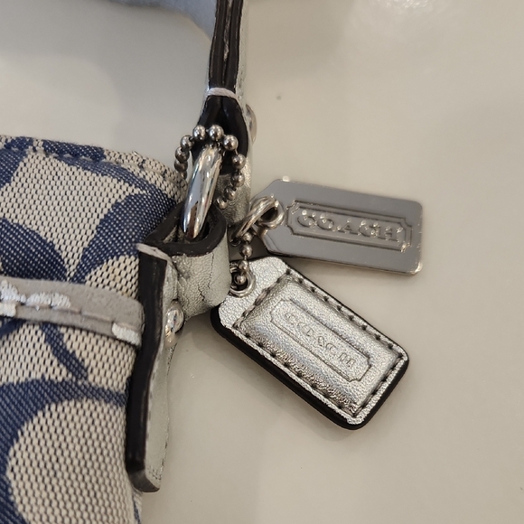 Coach Blue and White Crossbody Bag.. A Perfect Everyday Bag! - Picture 2 of 11